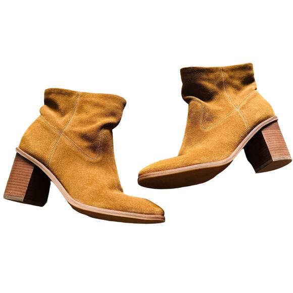 Lucky Brand Jozelyn Brown Suede Boots 8 - Picture 1 of 8